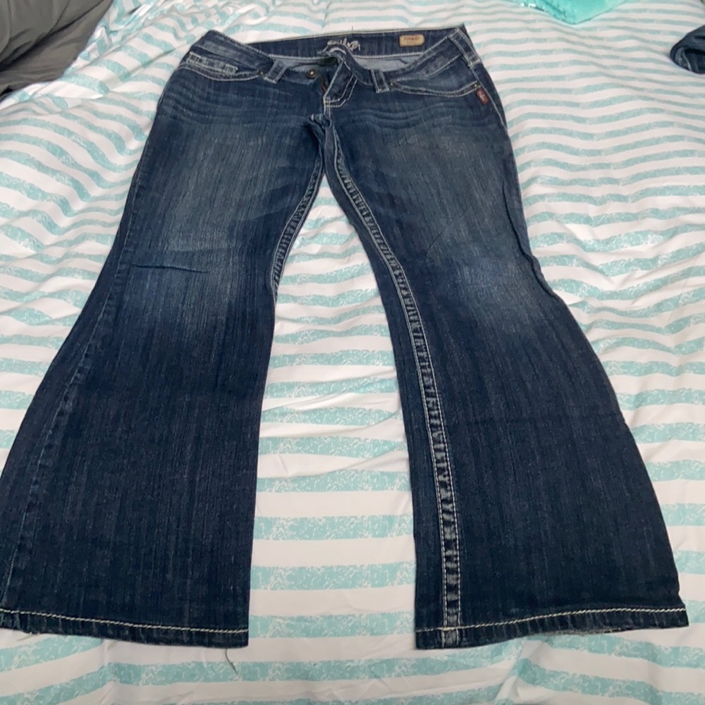 Silver jeans